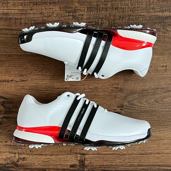 Adidas Tour360 24 Golf ‘White Black Red’ (size mens 8/wmns 9)